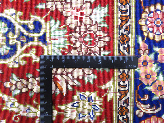 ペルシャ絨毯No1034454全体写真