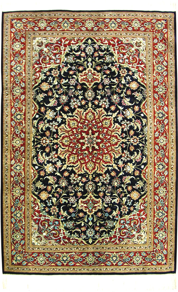 ペルシャ絨毯--コム産98×146--【ペルシャ絨毯.com】