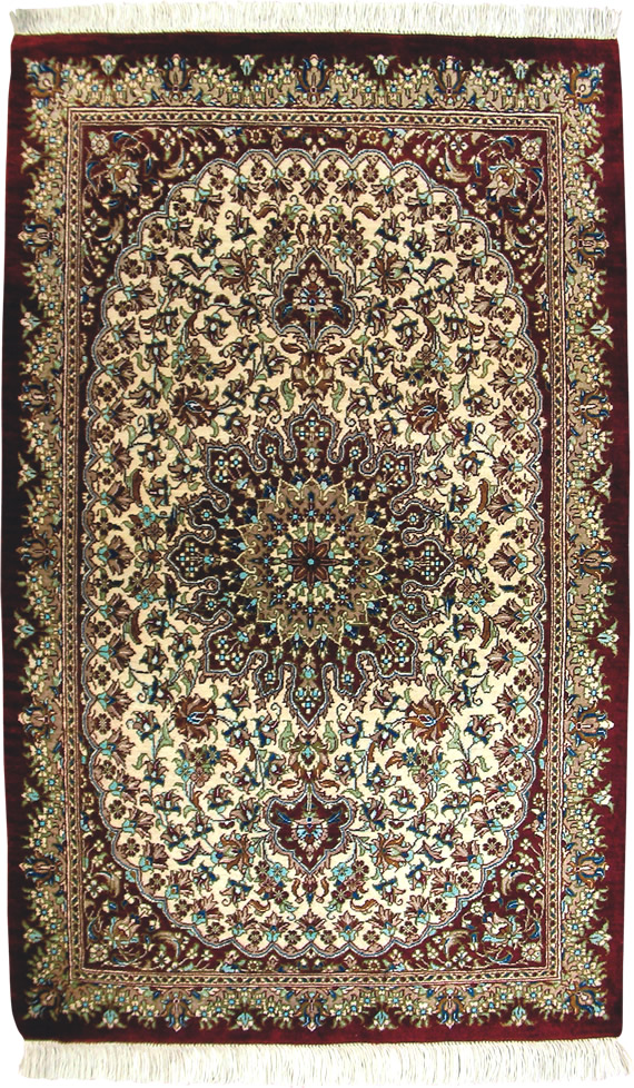 ペルシャ絨毯--コム産54×90--【ペルシャ絨毯.com】