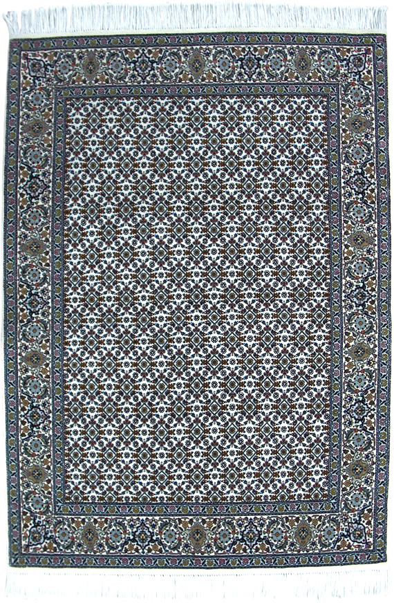ペルシャ絨毯--タブリーズ産102×146--【ペルシャ絨毯.com】