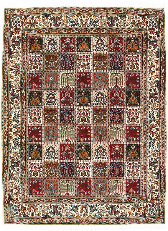 ペルシャ絨毯--ビルジャンド産149×194--【ペルシャ絨毯.com】