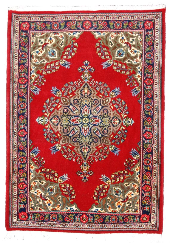 ペルシャ絨毯--コム産81×113--【ペルシャ絨毯.com】